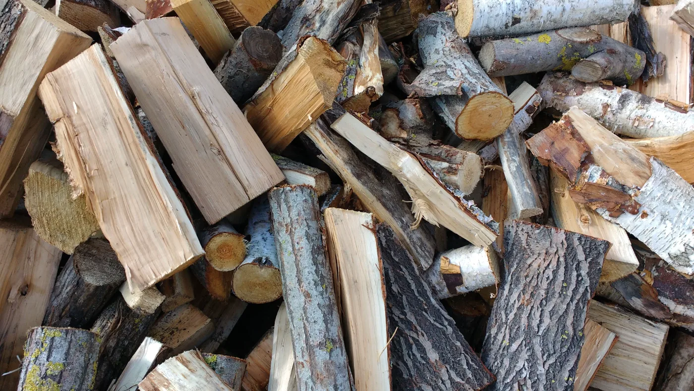 Saco grande de leña para encender el fuego 2 m³