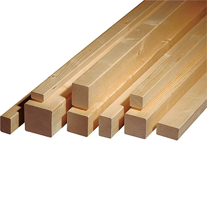 Listón para construcción pulido  (1 m = 12,66 €)